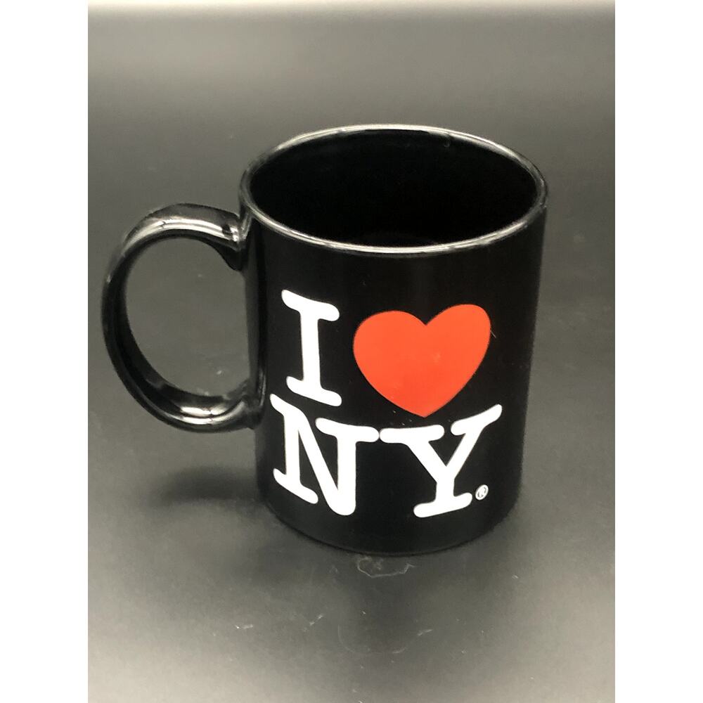 City Merchandise Black I Love NY Coffee Mug